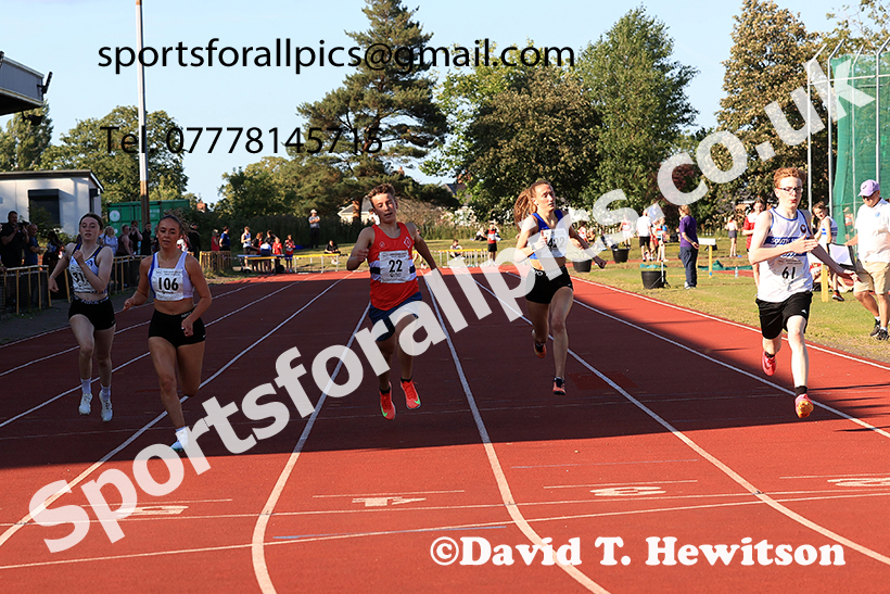 200 metres, 2025 NEGP No 4, Monkton. Photo: David T. Hewitson/Sports for All Pics